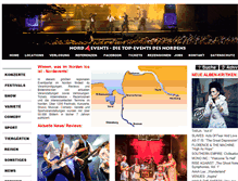 Tablet Screenshot of nordevents.net